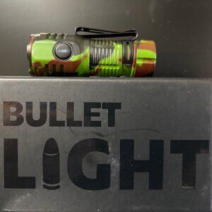 The Bullet Light Flashlight, Camo, New